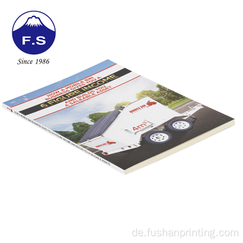 Benutzerdefiniertes Design Englisch Text Softcover Story Book